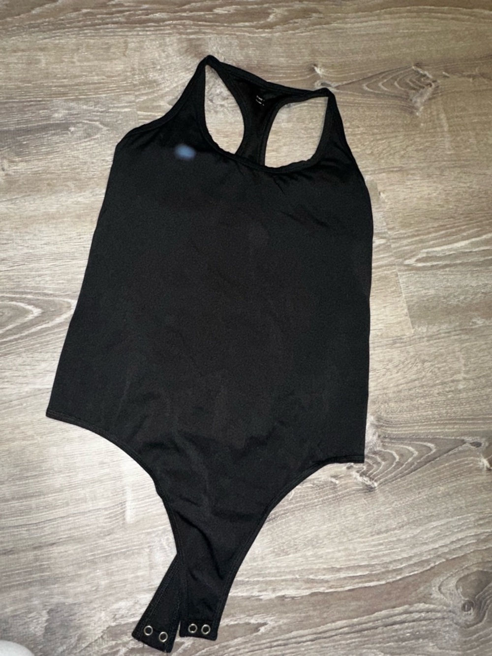 Hollister Racerback Snap-Closure Bodysuit